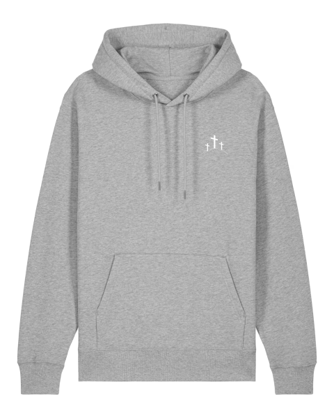 Unisex-Hoodie-Sweatshirt Heather Grey