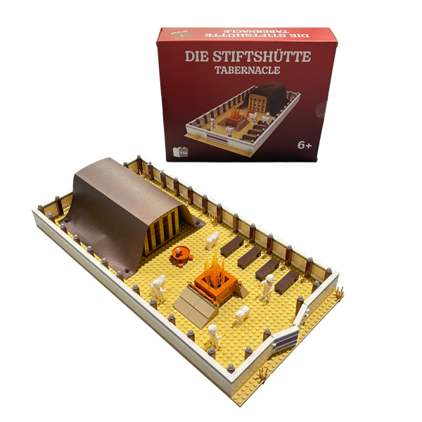 Die Stiftshütte Tabernacle aus Klemmbausteinen mit Begleitheft in Englisch