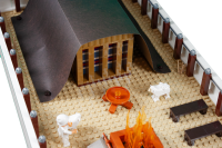 Die Stiftshütte Tabernacle aus Klemmbausteinen mit Begleitheft in Englisch