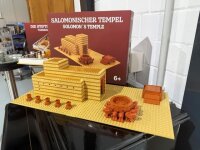 Tempel Salomon aus Klemmbausteinen mit Begleitheft in...